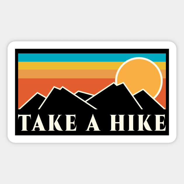 Take A Hike Magnet by kangaroo Studio